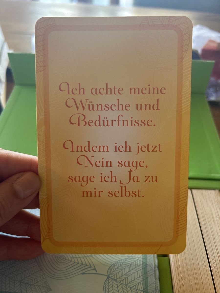 Autres fournitures scolaires: Affirmationskarten ( Persönlichkeitsentwicklung) – D'occasion à Hohenrain par mys_w9nk 4