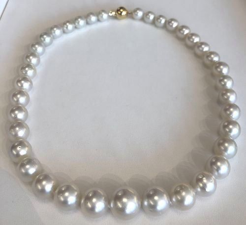 Catenine: Südsee Perlen Collier, 10-15.2mm, 9300.- – Nuovo e nell'imballaggio originale da Zürich venduto da juwelier-damken 3
