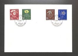 1949 FDC Pro Juventute Ersttagsbrief "DEUTSCH" ohne Adresse