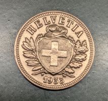 2 Rappen Jg. 1933 (Bronze)