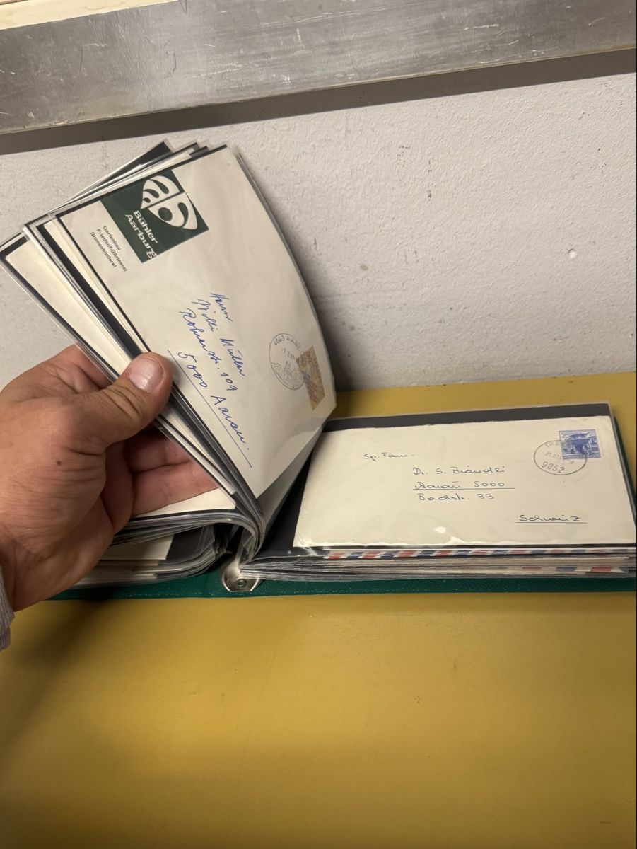 Tutti i francobolli: Briefmarken Album mit Briefen  – Usato da Schlieren venduto da Freundlich02 5