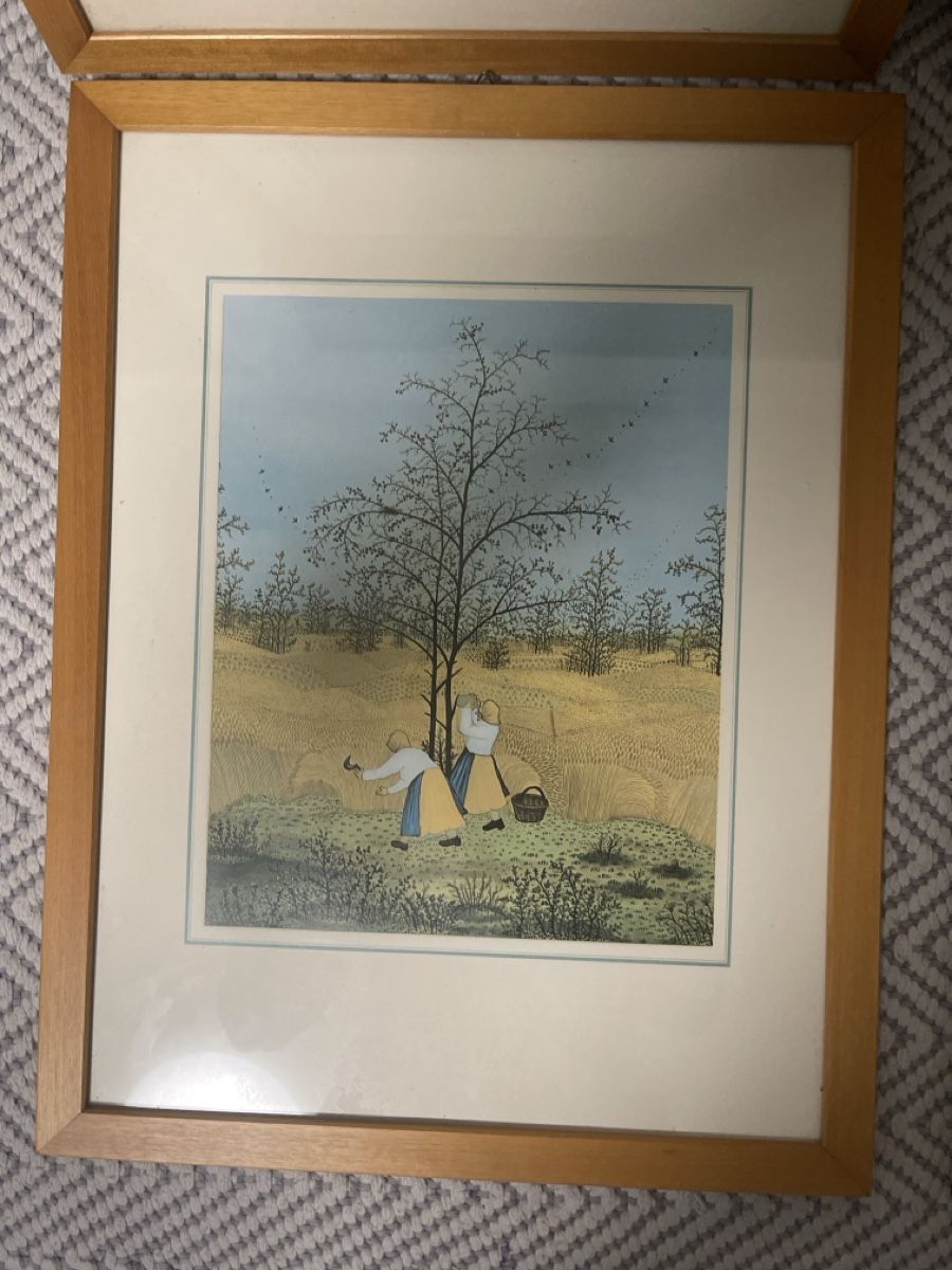 Foto & Immagini: 4er Set Landschaftsbilder mit Rahmen – Usato da Zürich venduto da Belisimo 1