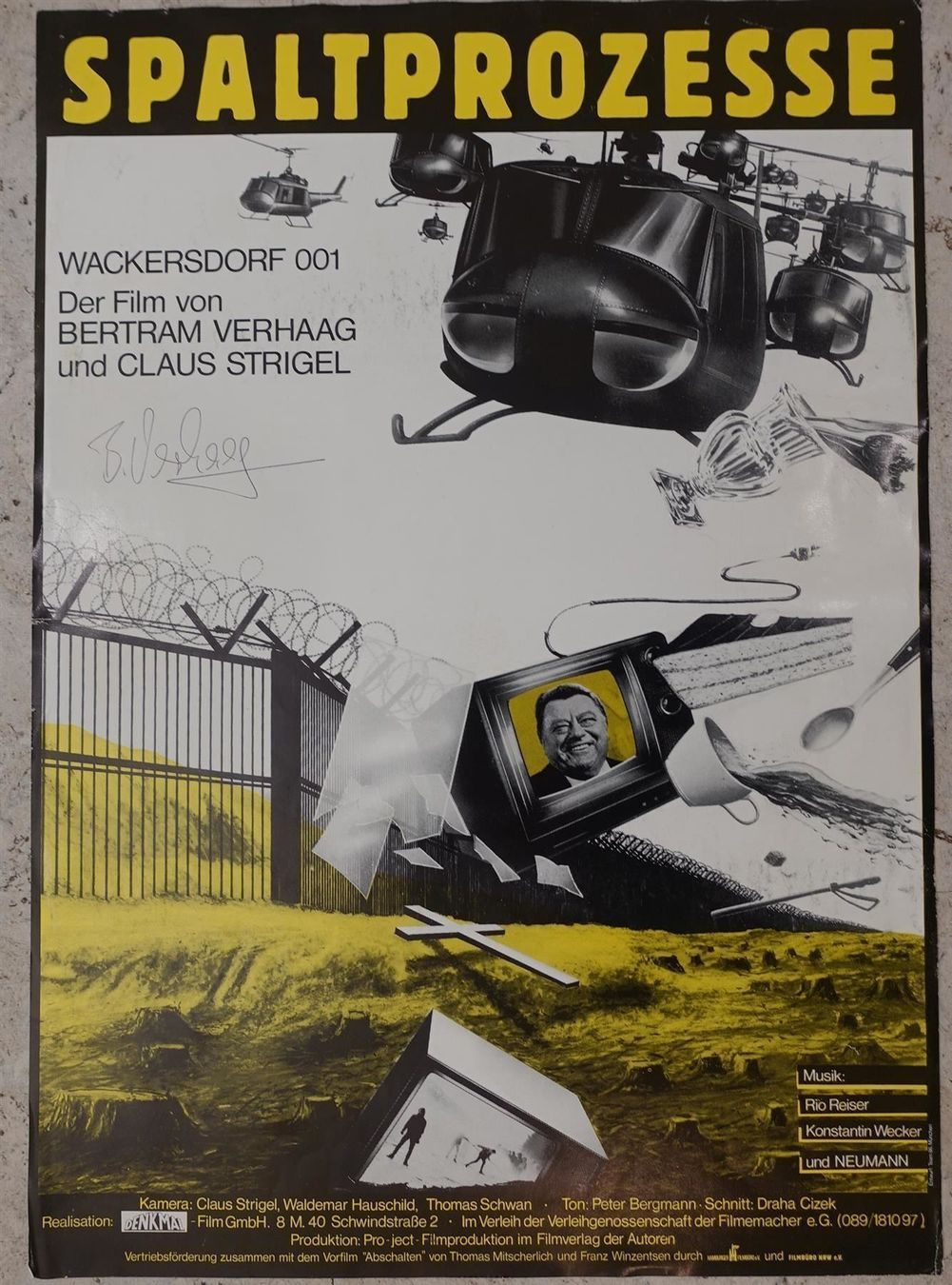 Poster & Bilder: Original Kinoplakat: Spaltprozesse – Gebraucht aus Gutenswil von Optico