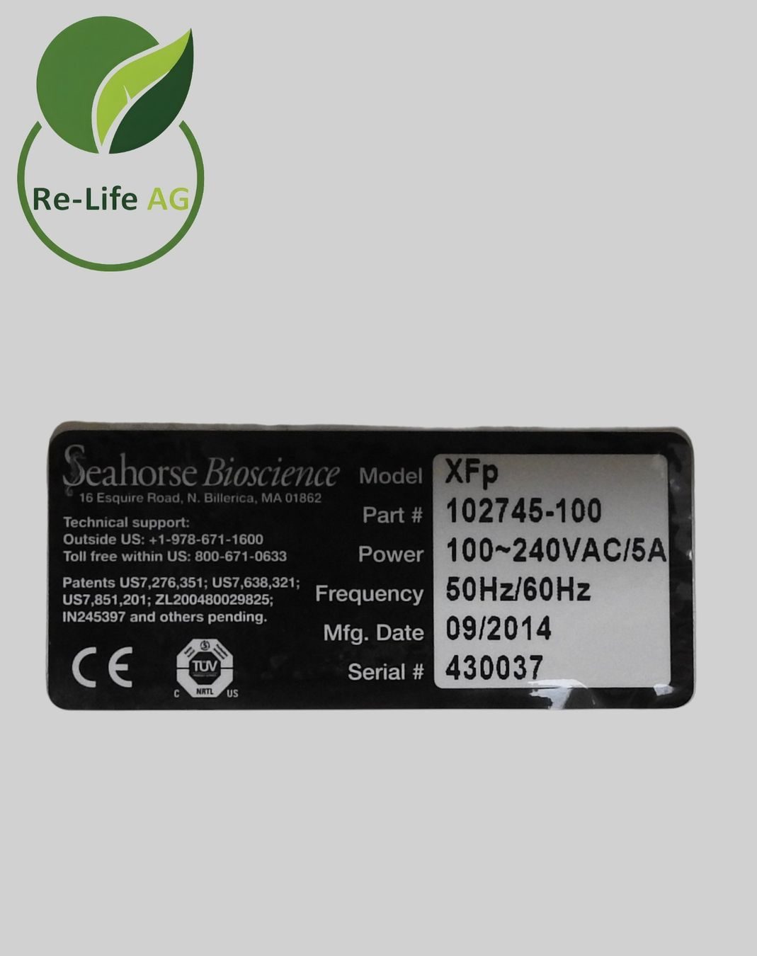 Tutte le macchine: Seahorse Bioscience XFp device – Usato da Reinach BL venduto da Re-LifeAG_Labor 8