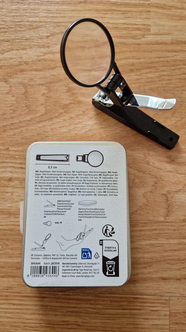Künstliche Fingernägel: Nagelknipser Lupe Maniküre – Neu und originalverpackt aus Laufen von nostalgie0811 2