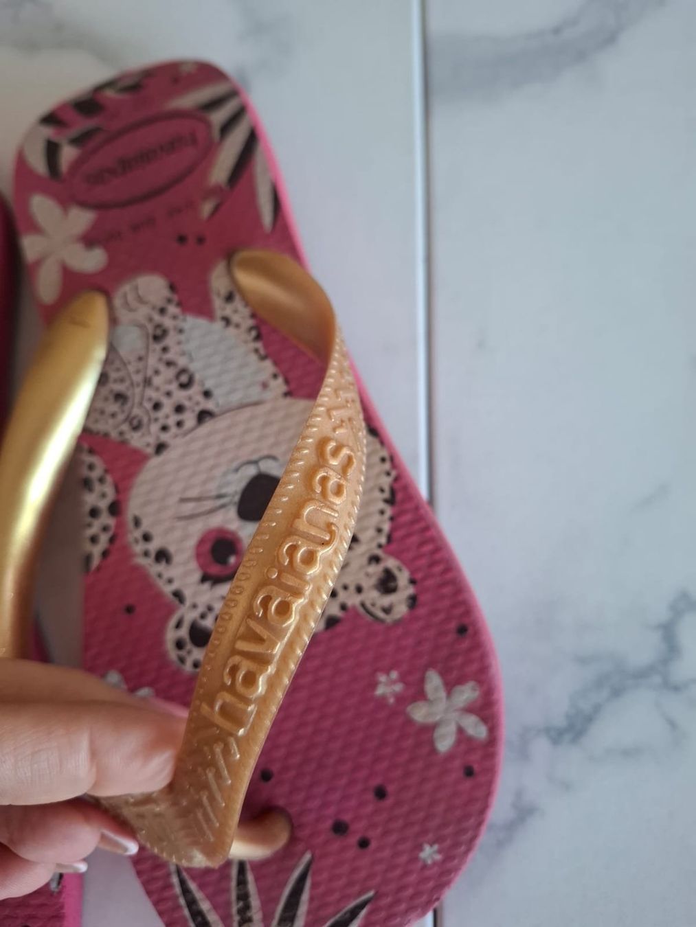 Havaianas Scarpe per ragazze: Havaianas Flipflops Pink Leopard Gr.EUR 35-36 – Usato da Massagno venduto da Michaela.F 3