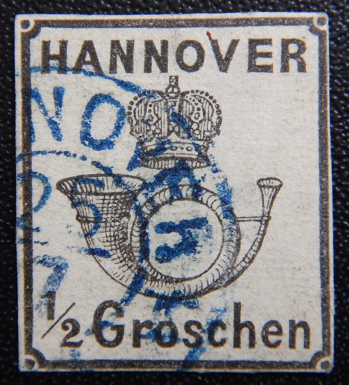 Tutti i francobolli: Hannover Kat. 17 gest. 1860 Kat. 250 Euro – Usato da Zürich venduto da Muehlekauf