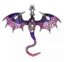 Anhänger/ Brosche Drache ( 2 in 1), Nr.23
