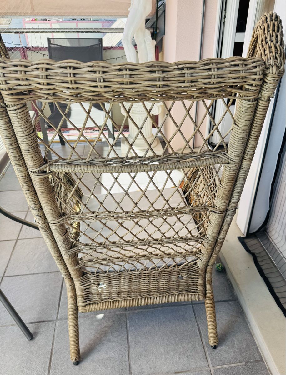 Sedie: Poltrona RISHOLMEN rattan marrone interna/esterna – Usato da Volketswil venduto da mau_9pxs 3