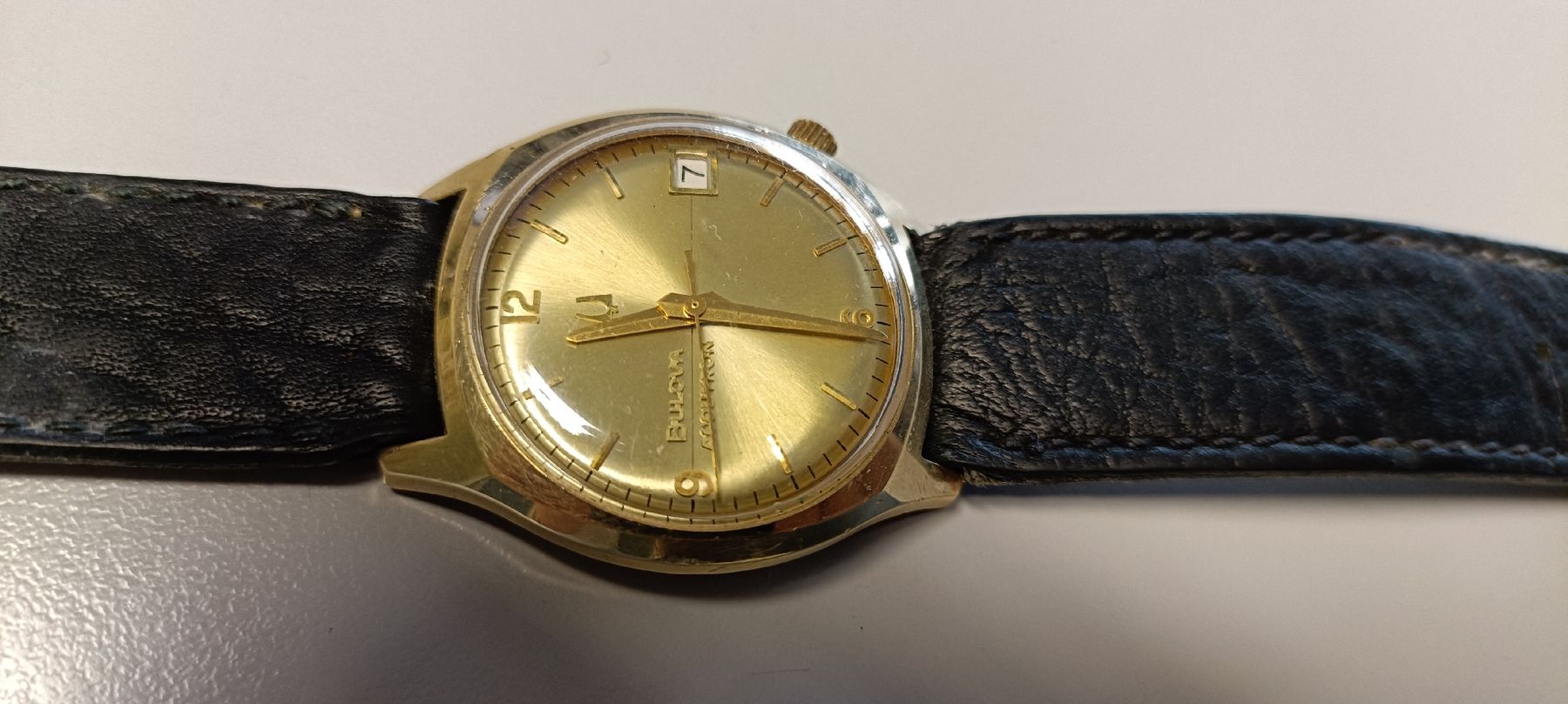 Bulova Orologi: Bulova Accutron 14K Golden Sunburst – Usato da Porza venduto da tbch 1