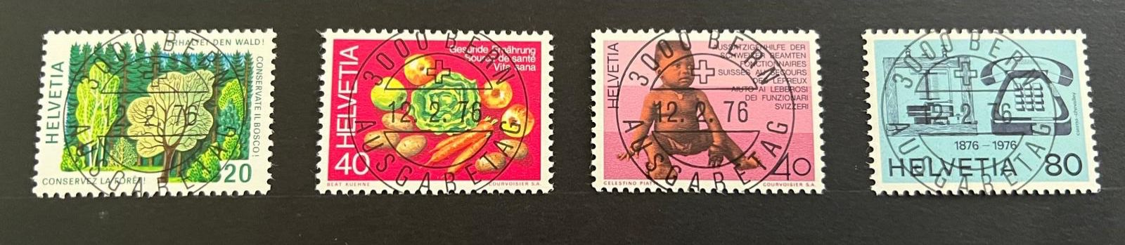 Tutti i francobolli: CH-Marke Vollstempel 1976 – Usato da Hünenberg See venduto da wer_5286