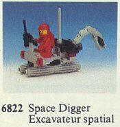 Lego 6822 Space Digger / Bagger (1981) Rar! Classic Space