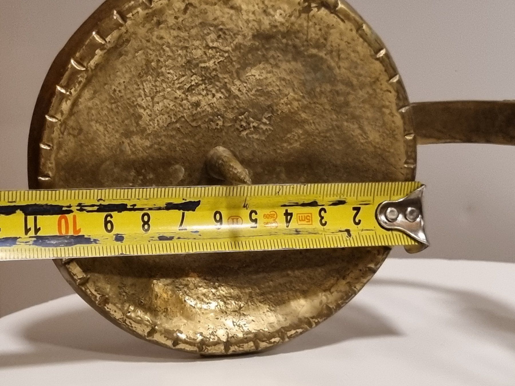 Kerzenständer: Vintage Wandkerzenhalter aus massivem Messing – Gebraucht aus Scharnachtal von devin03 7