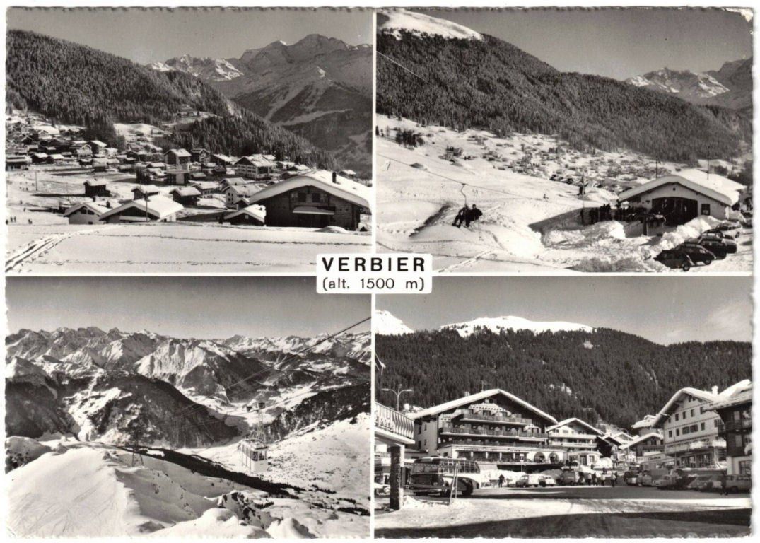 Ansichtskarten: Verbier - 4 Bild AK – Gebraucht aus Binningen von Mountainrider