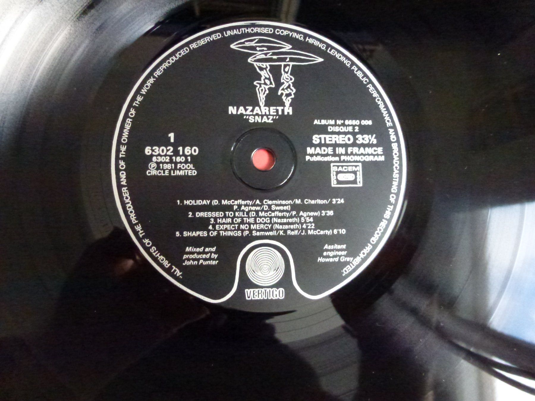 Schallplatten: Nazareth – 'Snaz – Gebraucht aus Bern von Frebo 5