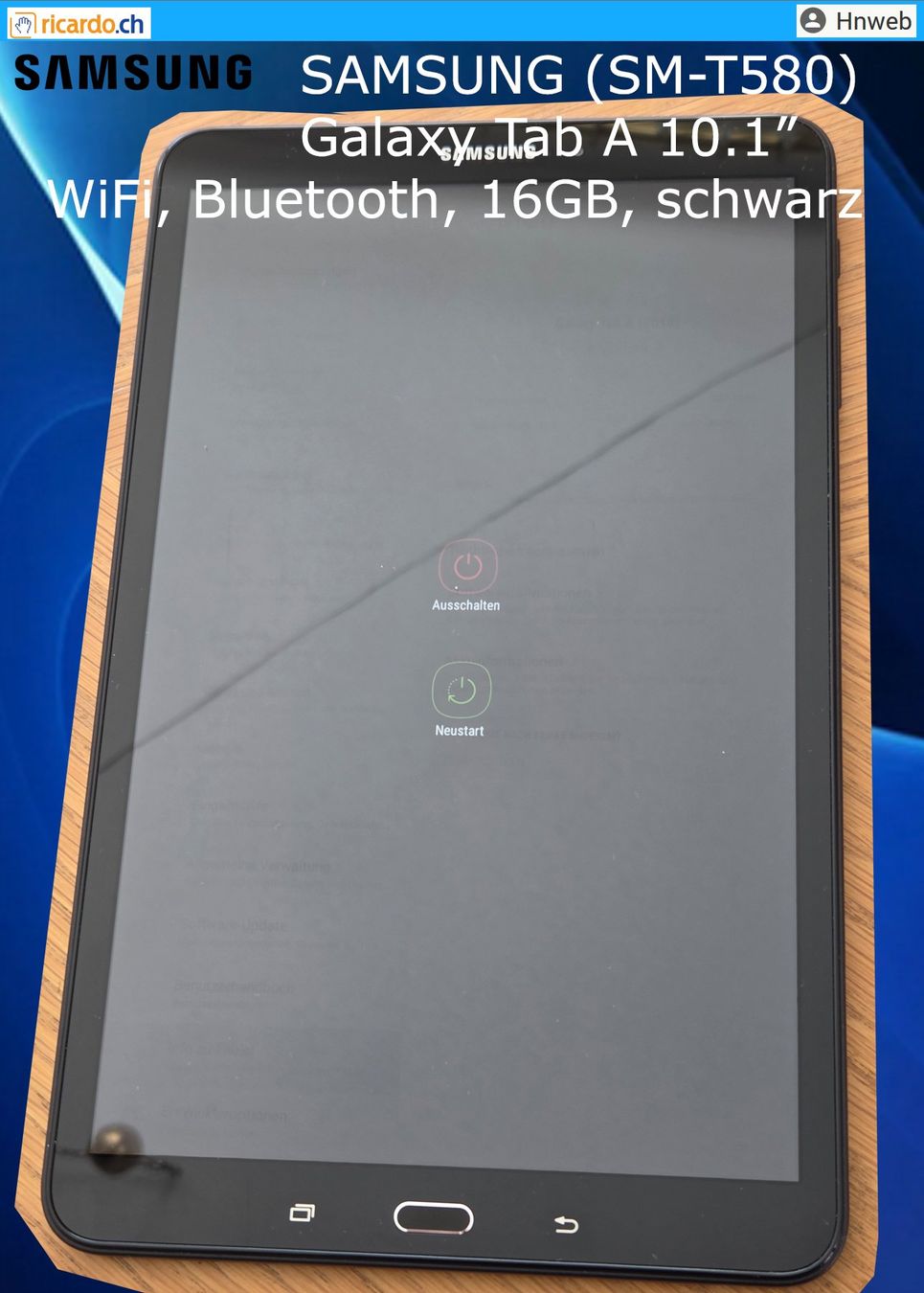 Samsung Tablet PC: SAMSUNG Galaxy Tab A SM-T580 – Usato da Kaisten venduto da Hnweb 6