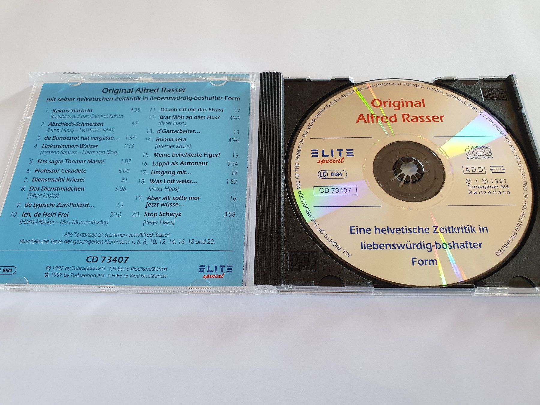 CDs: Alfred Rasser - Original | CD – D'occasion à Dietlikon par Skylab007 2