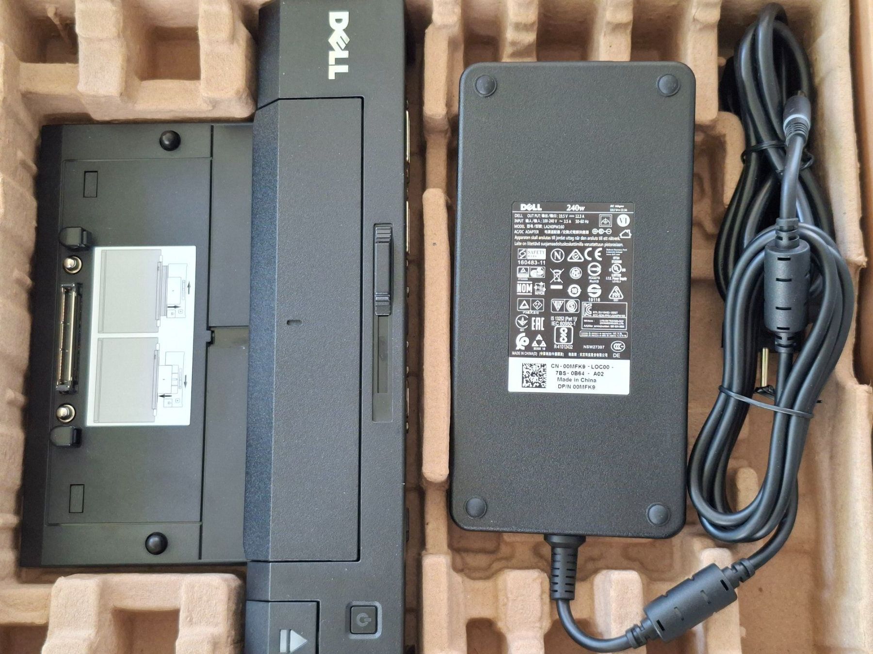 Dell Docking station: Dell E-Port Plus II ink. 240Watt Netzteil – Neuf avec emballage d'origine à Seengen par Ombre03