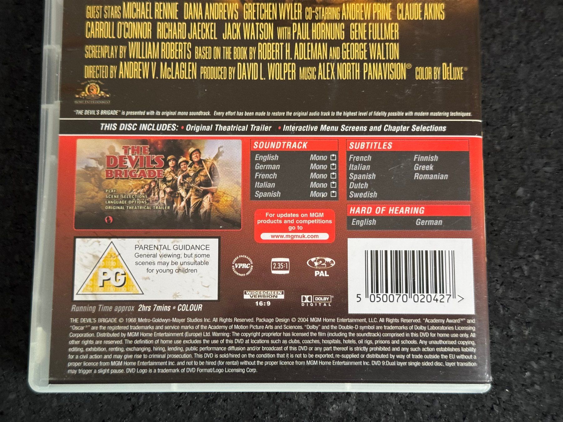 Tutti i DVDs: The Devil's Brigade DVD EN/DE/FR/IT/SP – Usato da Fribourg venduto da tschjoly 3