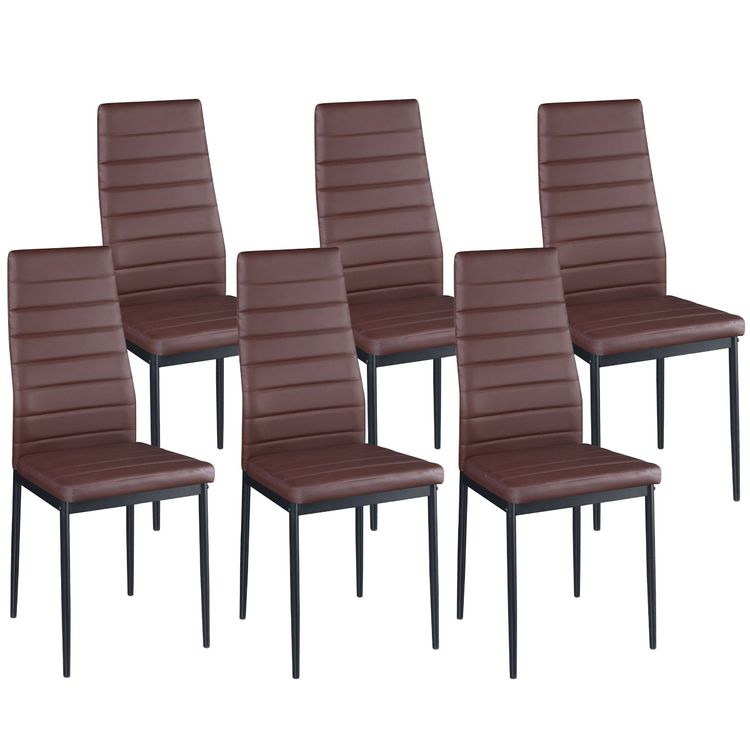 Esszimmerstuhle 6er Set Leder