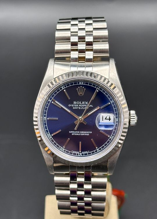 Datejust discount 36 blu