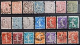 Frankreich ex. Kat. 102-271 gest. 1902/31