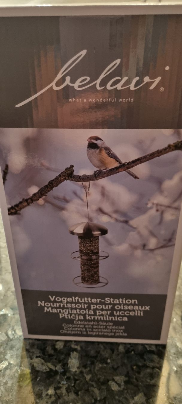 Casette per uccelli: Neue Belavi Vogelfutter-Station aus Edelstahl, Winterfutter – Nuovo (secondo la descrizione) da egliswil venduto da Maggy6 2