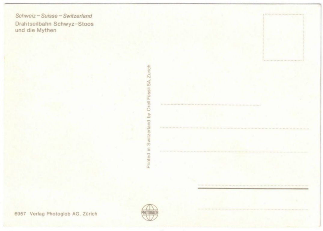 Cartoline postali: Stoos - Standseilbahn – Usato da Binningen venduto da Mountainrider 1
