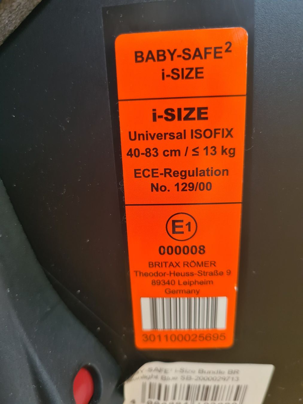 Britax Römer Seggiolini per auto: Babyschale Römer Britax inkl.Isofixbasis – Usato da Riehen venduto da OracleData 3