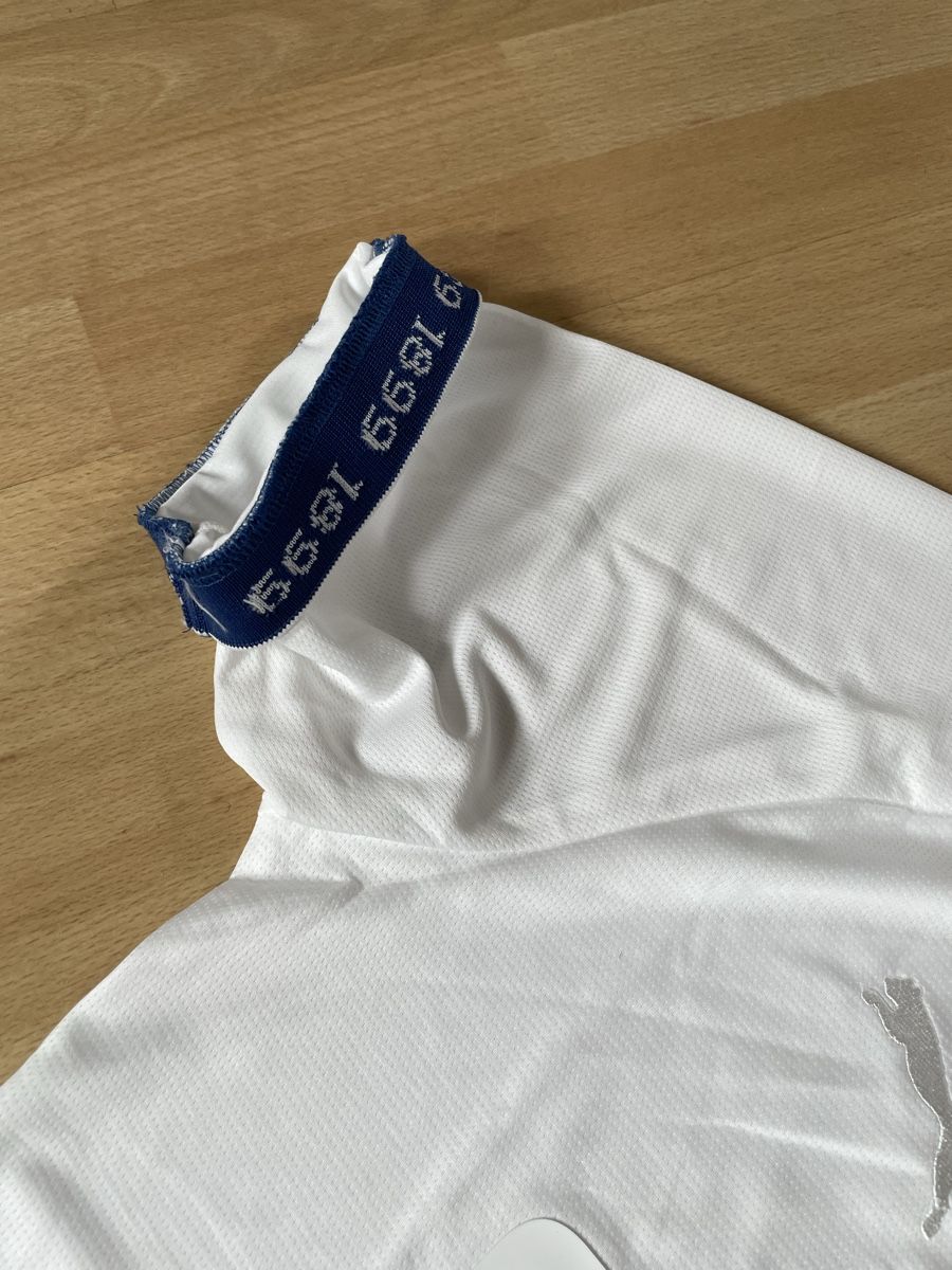 Puma Canottiere & Pantaloni: Maillot OM blanc édition limitée 125 ans – Nuovo e nell'imballaggio originale da Basel venduto da Medecardo 1