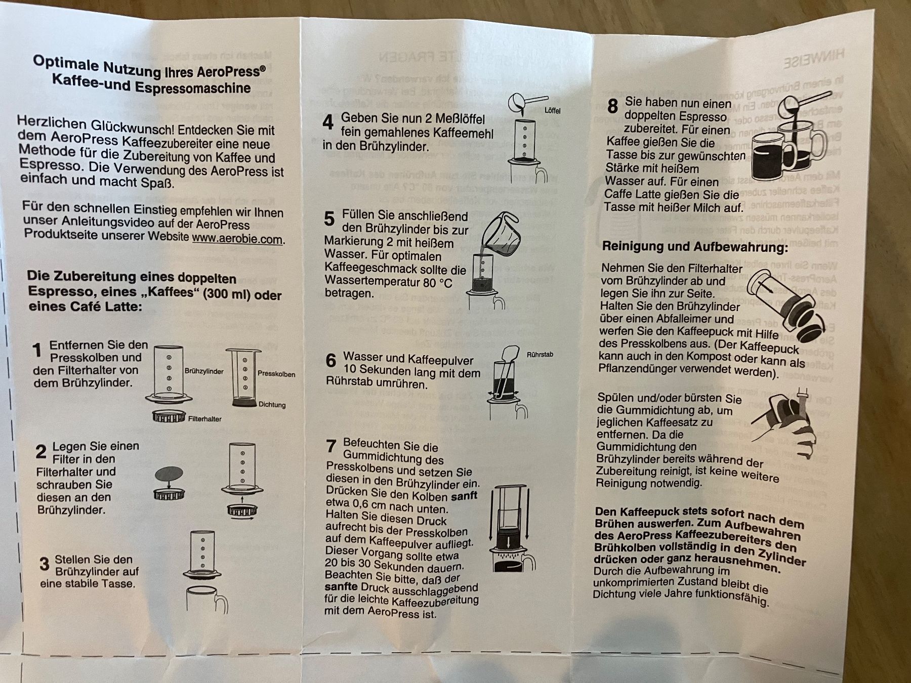 Macchine per caffè & Macchine per espresso: Aeropress Kaffeebereiter NEU – Nuovo (secondo la descrizione) da Zürich venduto da dschungelgirl 5