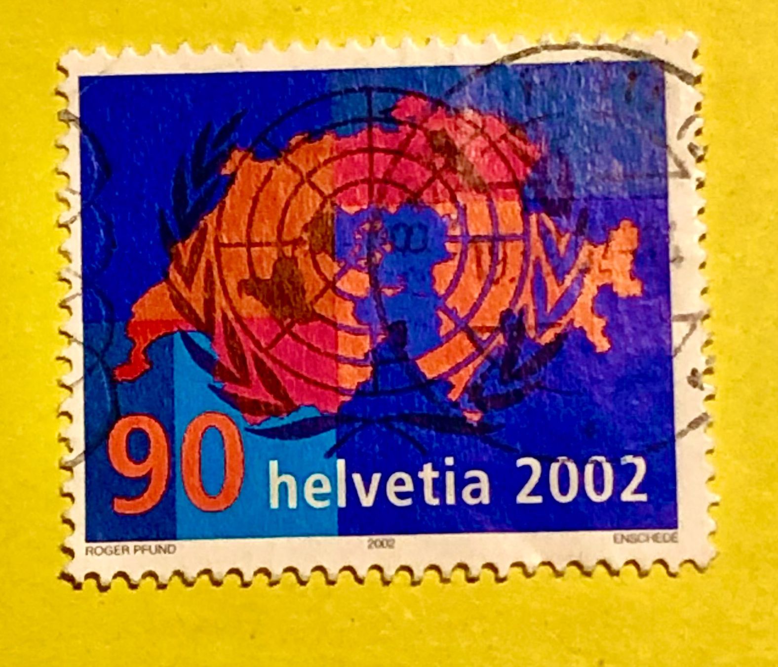 Tutti i francobolli: Nr.1059  GESTEMPELT UNO-Beitritt  2002   – Usato da Aarau venduto da Billa007