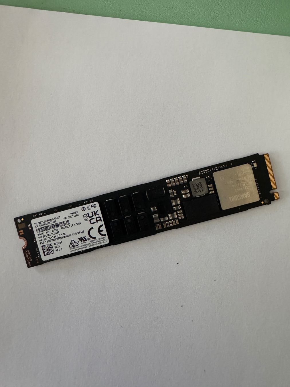 Samsung Dischi rigidi: Samsung 3.84TB M.2 Solid State Drive – Usato da Neuchâtel venduto da Bakhsh 3