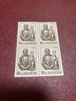 Bloc de 4 timbres Suisse Helvetia 10 Fr Lucas neuf