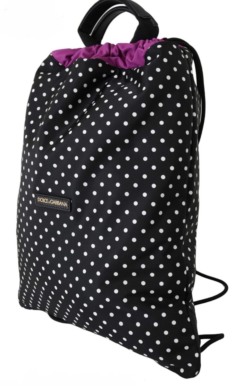 Dolce & Gabbana Rucksäcke: Dolce & Gabbana Schwarz gepunkteter, Damenrucksack – Neu und originalverpackt aus Frauenfeld von Vanityroom 6