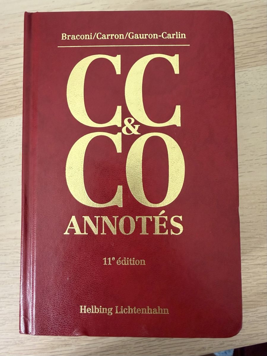 Livres: CC CO annotés (11e édition) – Neuf (Voir description) à Delémont par mar_7yjh