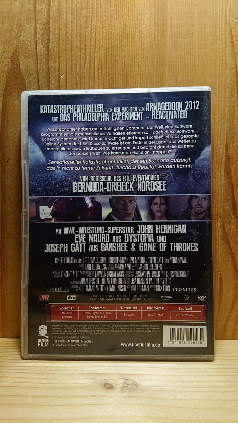 Tutti i DVDs: DAS ECHELON DESASTER DVD – Usato da Wilderswil venduto da Exebub 1