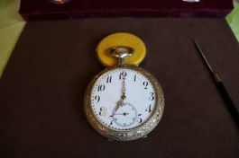 Ca. 100Jährige Grosse Taschenuhr D 70mm Frankreich Frainier