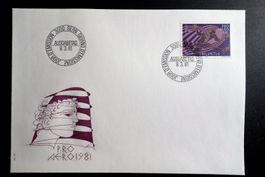 1981 FDC Pro-Aero-Aktion