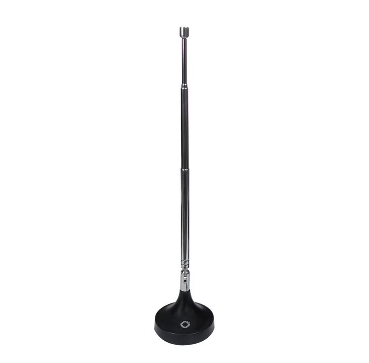 Antenne Radio Rod FM/DAB+ Oehlbach - Tige Télescopique Avec Base Magnétique - Réception Stéréo Pour Intérieur