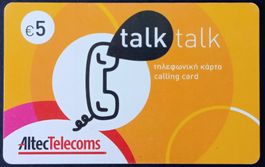 Taxcard Phonecard - Talk talk - GR