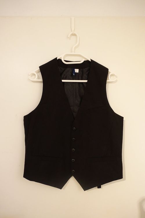 Herren-Weste Schwarz Für Festliche Anlässe - 100% Polyester