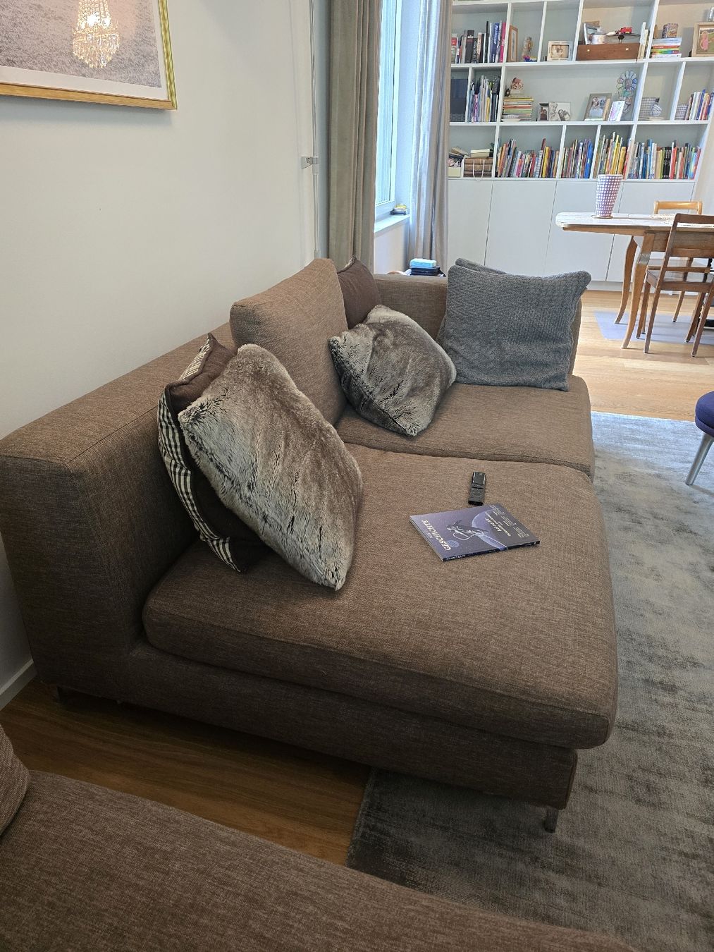 Sofas: Sofa braun mit Elementen gut erhalten – D'occasion à Baar par Blue_eye 6