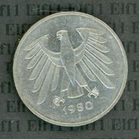 DEM___5.00 1980J vz+ 5 Deutsche Mark