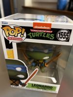 (5)Funko POP! Teenage Mutant Ninja Turtles Leonardo 1555 Neu