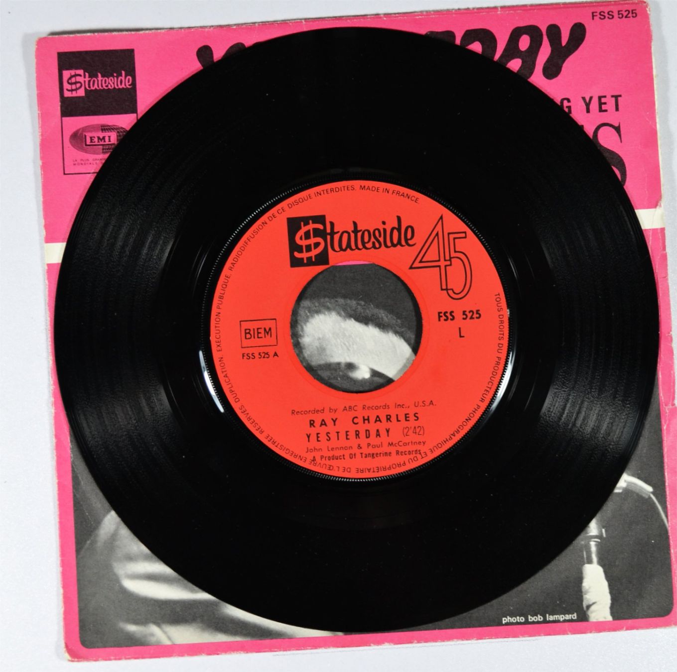 Dischi in vinile: Single: RAY CHARLES - Yesterday – Usato da Frenkendorf venduto da Yard-Sale-2000 1