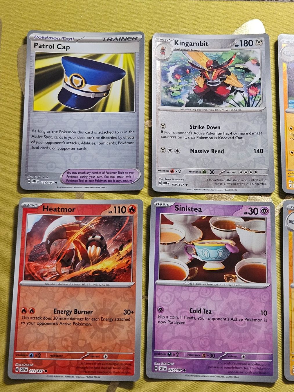 Pokémon Carte collezionabili: Obsidian Flames - 10 reverse cards EN – Usato da Bellinzona venduto da Pokemarco 1