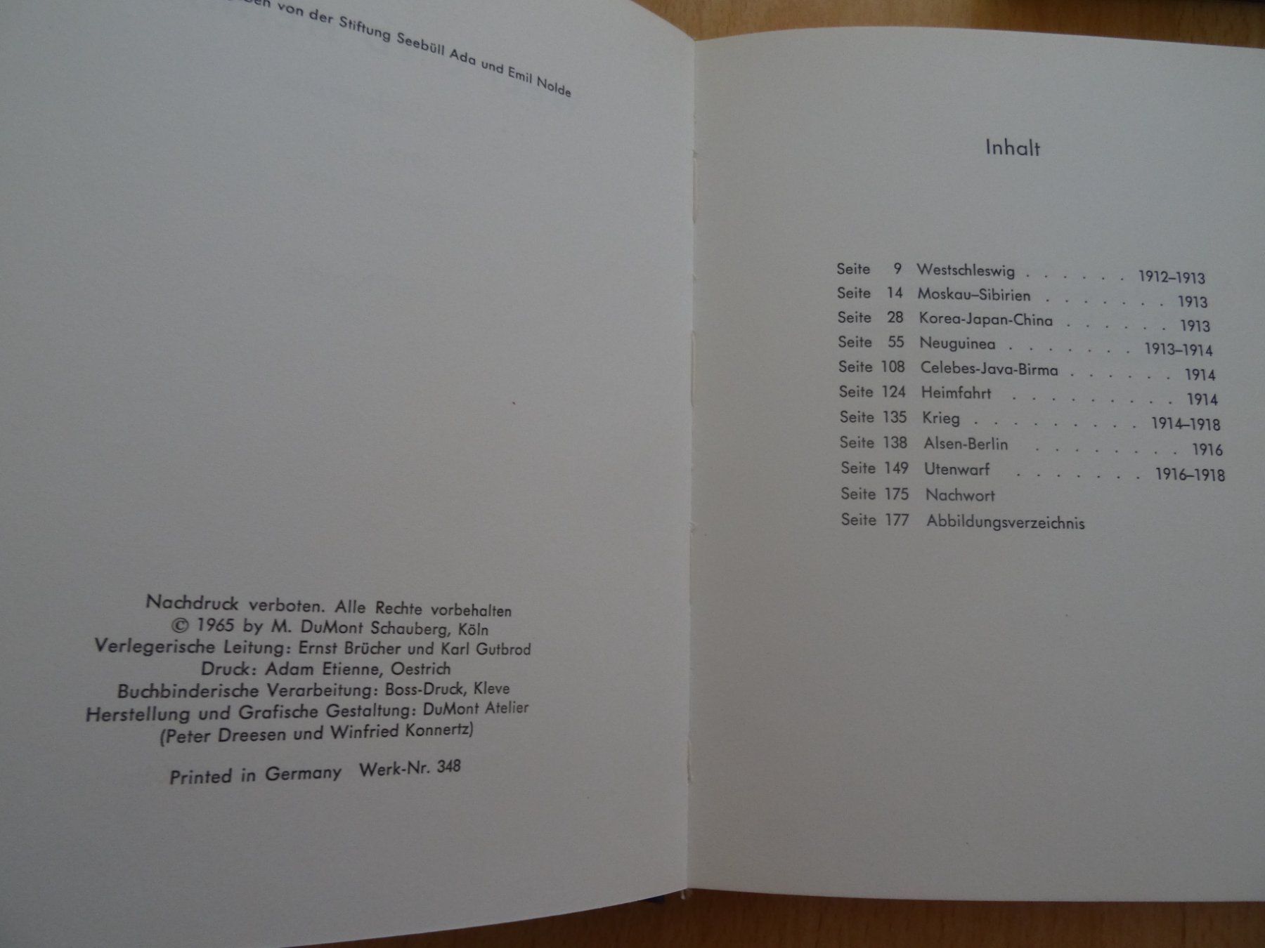 Bücher: Emil Nolde: Autobiographie in 4 Bänden – Gebraucht aus Lupfig von Buerkli20 7