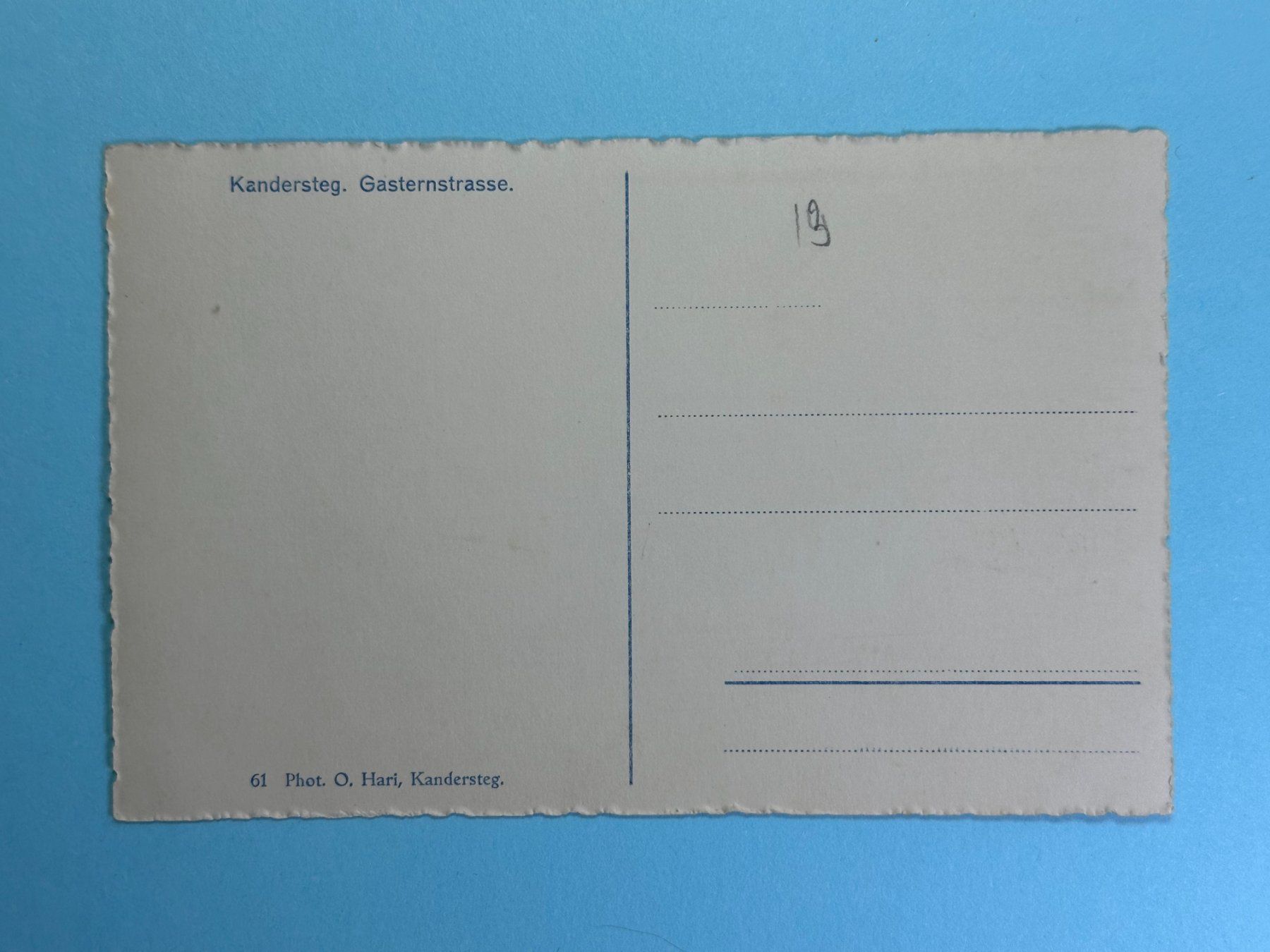Cartoline postali: Kandersteg - Gasternstrasse – Usato da Steg VS venduto da _vinci_ 1