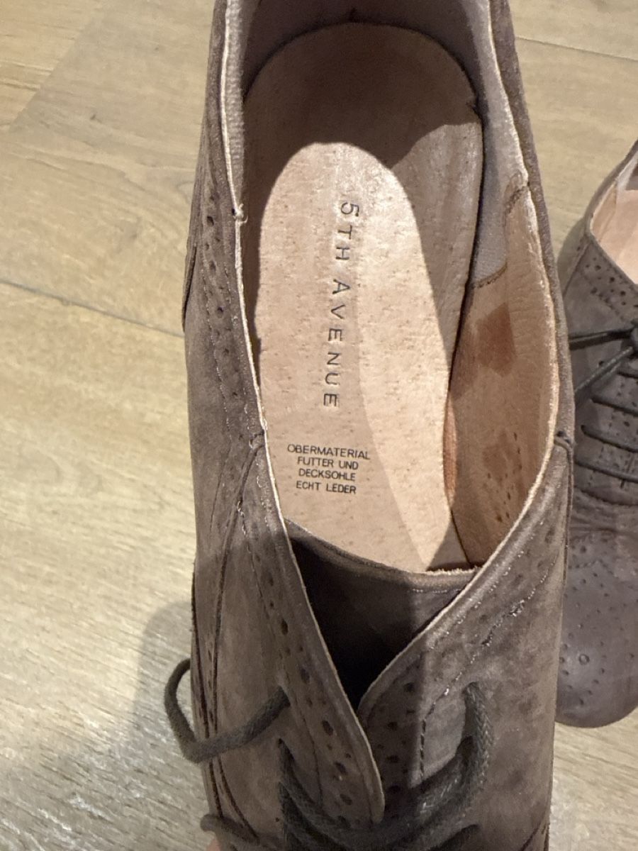 Damenschuhe: Braune Lederschuhe, 5th Avenue, Gr. 38 – Neu (gemäss Beschreibung) aus Ettingen von bey_fq62 1